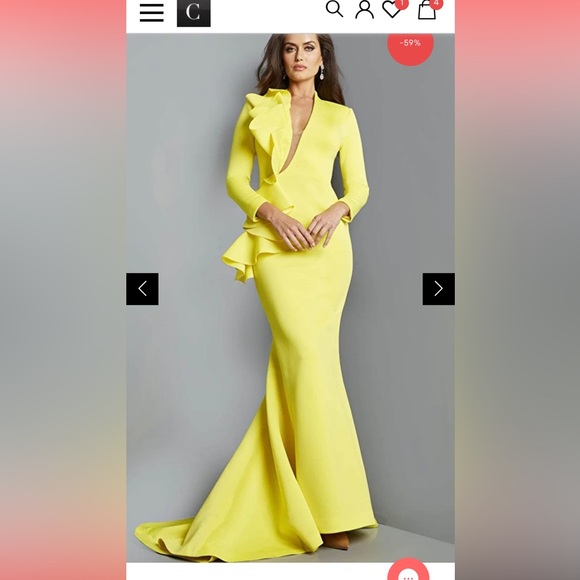 Jovani Dresses & Skirts - Navy blue evening gown. Size 12.